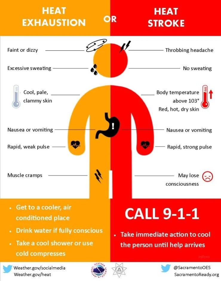 Heat Exhaustion or Heat Stroke?