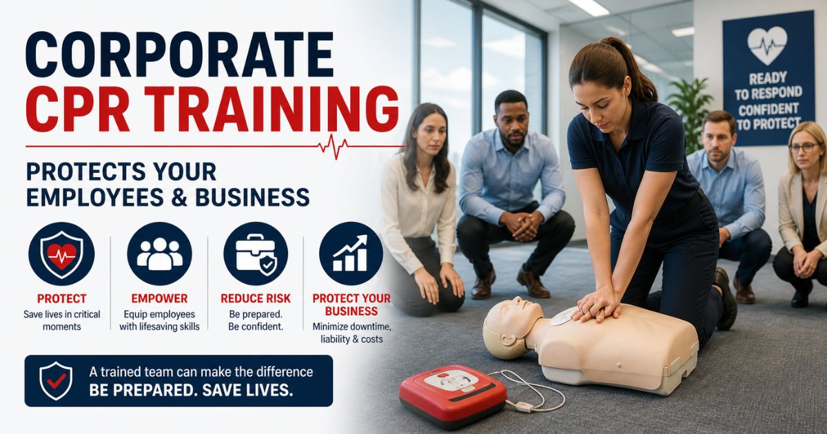 How Corporate CPR Training in Frisco Protects Your Employees & Business