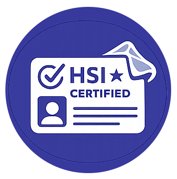 Two year Certification eCards-Laminated Cards for HSI Classes!